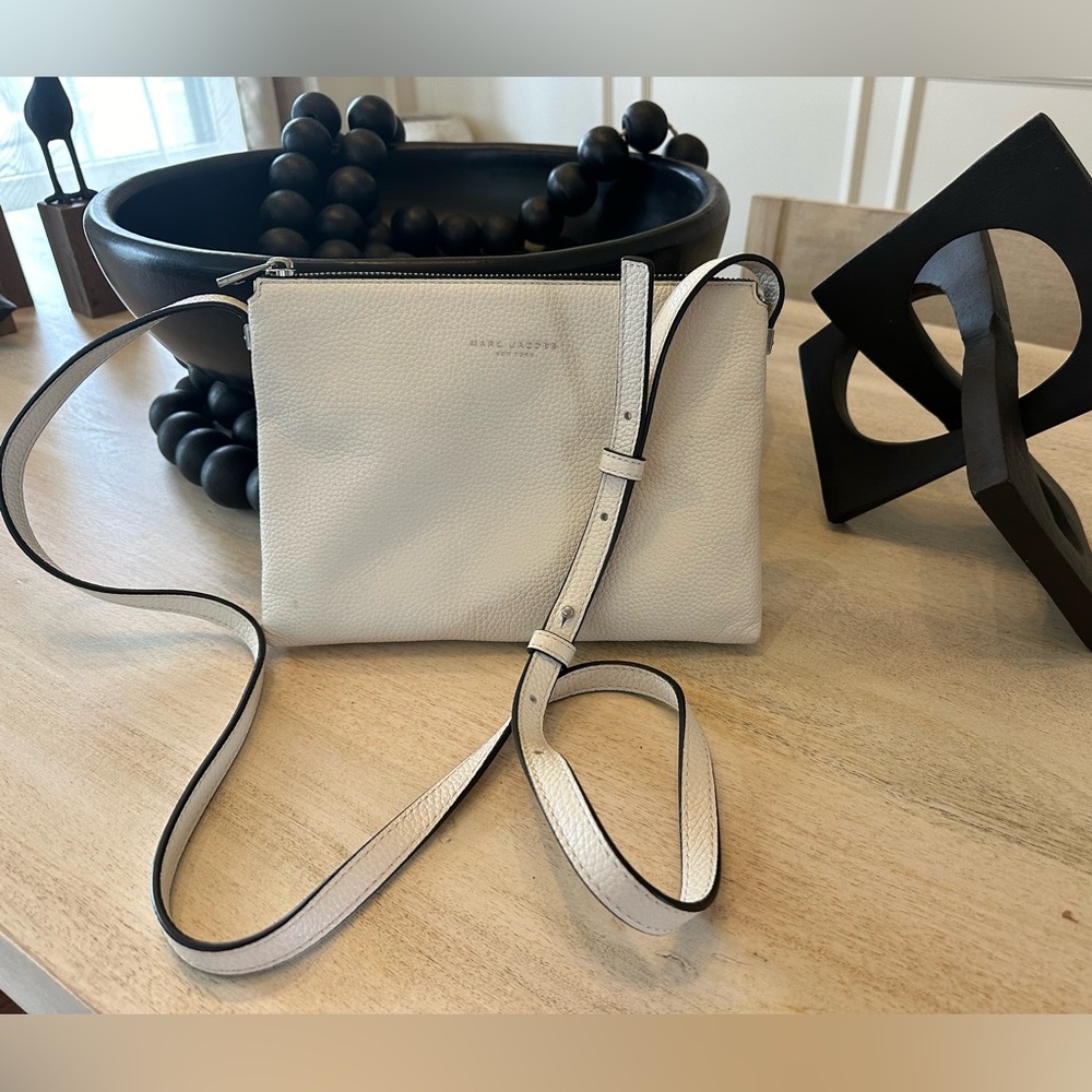 SOLD! Marc Jacobs mini white Crossbody bag